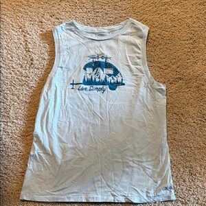 Patagonia Light Blue Graphic Tank Top
